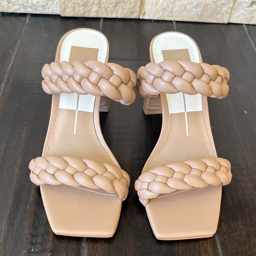 Dolce Vita Braided Tan Heels